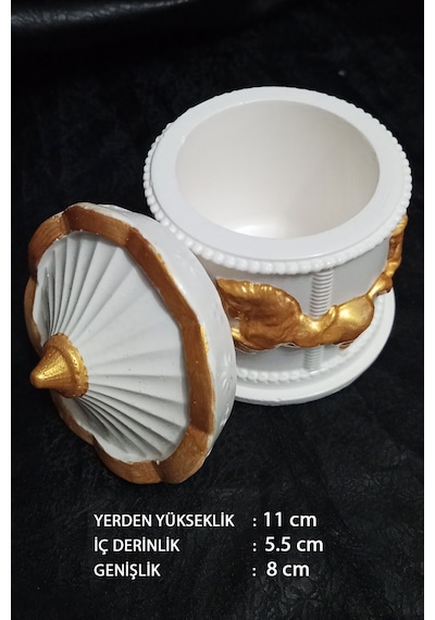 Atlı Karınca Carousel Dekoratif Obje Biblo Takı Kutusu Boş Kutu %100 Taş Tozu