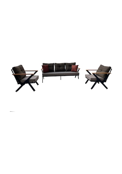 Vega 'N' Model Deluxe Bahçe&Cafe&Balkon Takımı Siyah