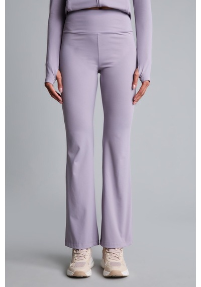 Defacto Esnek Kumaş Aırtech Flare Fit Yüksek Bel Beli Saran Sporcu Pantolon C9192ax26aupr522 Mor-pr522