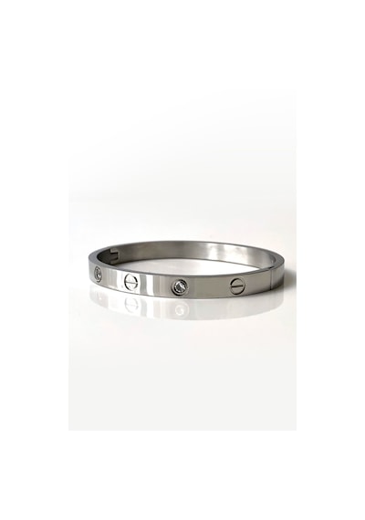 Zirkon Taşlı Silver Bileklik