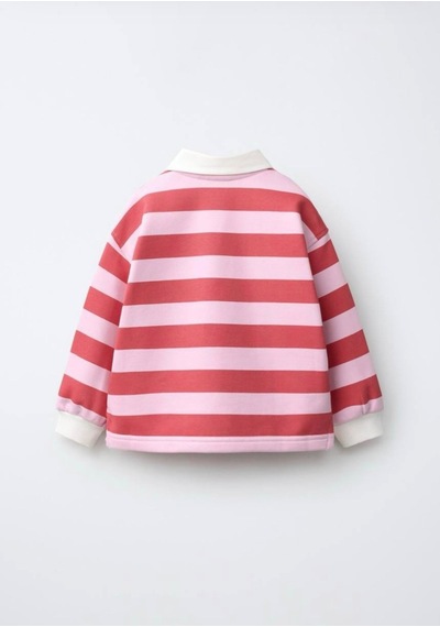 Snook Kids Çizgili Sweatshirt Pembe Pembe