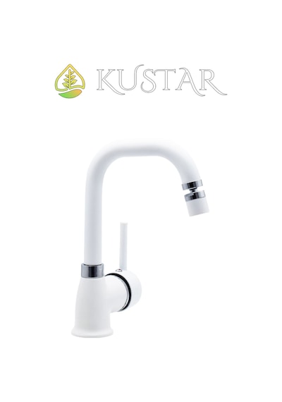 Kustar Varna Banyo Lavabo Bataryası Beyaz