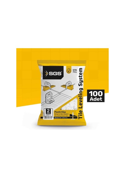 Sgs6174 2 Mm Derz Seviye Tespit Klipsi Pk/100 Adet