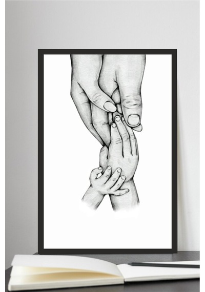 Home Yazılı Ahşap Mdf Çerçeve Görünümlü Mdf Tablo Çok Renkli - 713607655 Çok Renkli