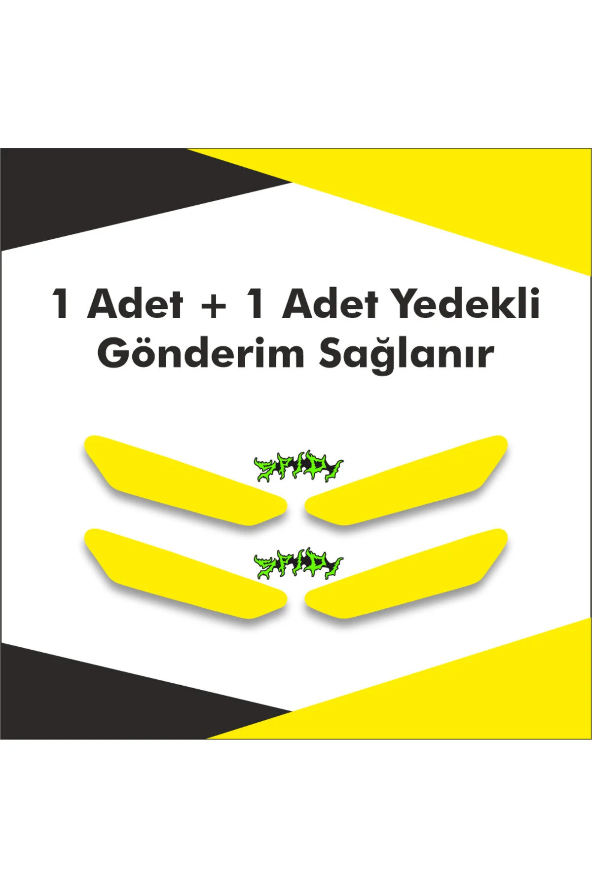 Mt-25 Sarı Far Sticker