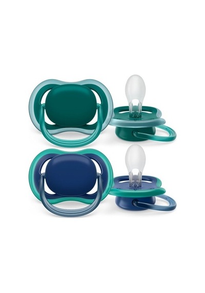 6-18 Ay Arası Çocuklar İçin Unisex Ultra Havalı Emzik - 2'li Paket