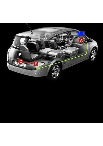 Oto Araç Geri Görüş Hd Plaka Kamerası N11.299