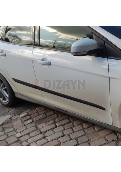 S-dizayn Ford Focus Abs Plastik Yan Kapı Koruma Çıtası 2011-2019 A+ Kalite