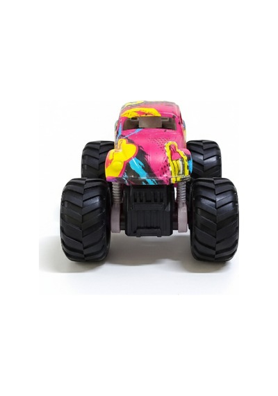 Monster Truck Sök Tak Grafitti Sürtmeli Master Araba Mor Mor