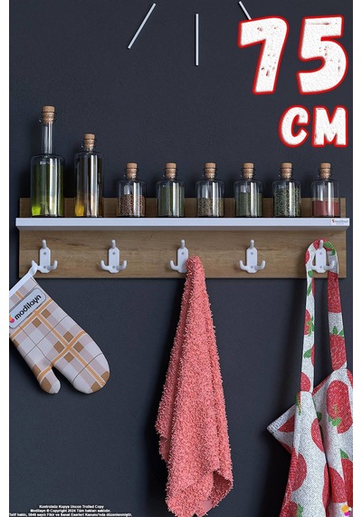 Kedi 15 Kancalı Mutfak Askısı 3'lü Set 71,4x19 Cm - Şık Tasarım, Çok Amaçlı Düzenleyici Ve Yer Tasarrufu 75 Cm Kedi 15 Kancalı Mutfak Askısı 3'lü Set 71,4x19 Cm - Şık Tasarım, Çok Amaçlı Düzenleyici Ve Yer Tasarrufu 75 Cm