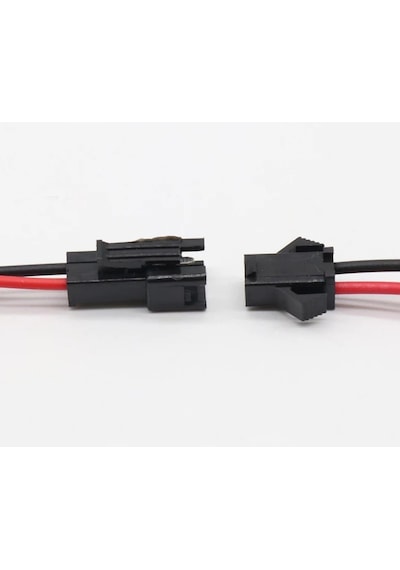 2 Pin Sm Jst Kablo 2X8Cm Erkek - Dişi Takım 2 Li Kablo Soketi