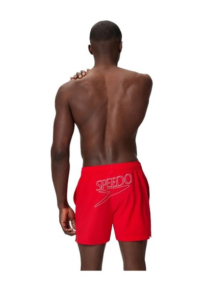 Speedo Classic Logo Volley 16" Erkek Şort Mayo Kırmızı