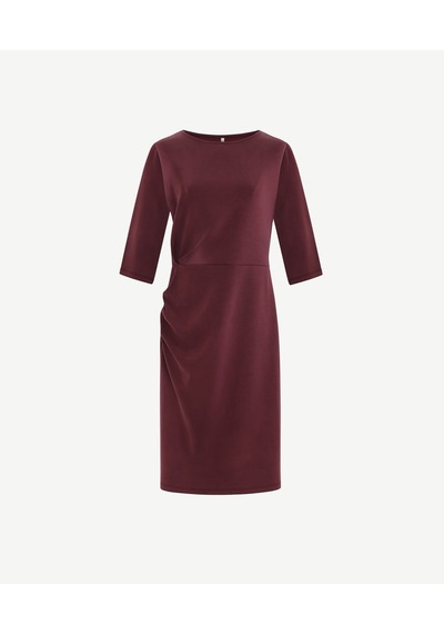 Yargıcı Drape Detaylı Kısa Elbise 25kkel7044x 051 Mor