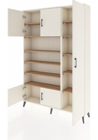 Arges Dolap 11 Raflı 5 Kapaklı 132x30x195 Aytaşı-aytaşı/çam Aytaşı Arges Dolap 11 Raflı 5 Kapaklı 132x30x195 Aytaşı-aytaşı/çam Aytaşı