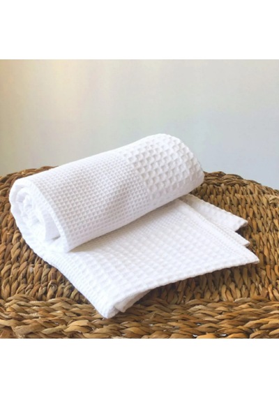 Waffle Desenli Pike Çok Amaçlı Kurulama Bezi 45x55 3 Adet Beyaz - Mavi - Pembe