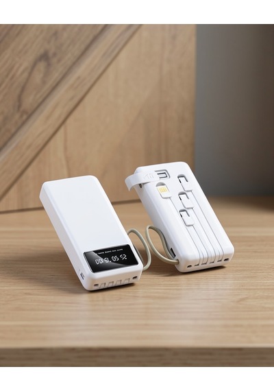 4 Çıkışlı 20.000 Mah Taşınabilir Şarj Cihazı Uuczpowerbankkk4 Çok Renkli
