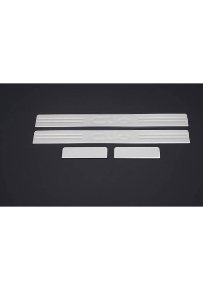Renault Clio 3 Krom Kapı Eşiği 4 Parça Taşlı 2005-2012 Arası