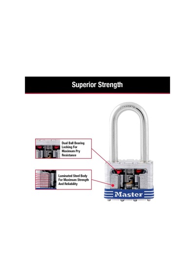 Master Lock 3qlf Dış Mekan Asma Kilit, Anahtarlı, 4 Adet Aynı And