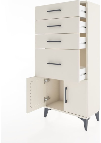 Hyperion Dolap 4 Çekmeceli 2 Kapaklı 60x44x134 Aytaşı-aytaşı Aytaşı