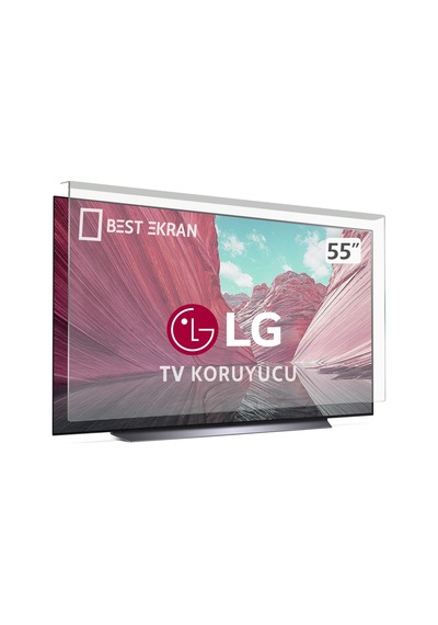 Best Ekran LG Uyumlu 55NANO816PA TV Koruyucu - 55" 139 Şeffaf
