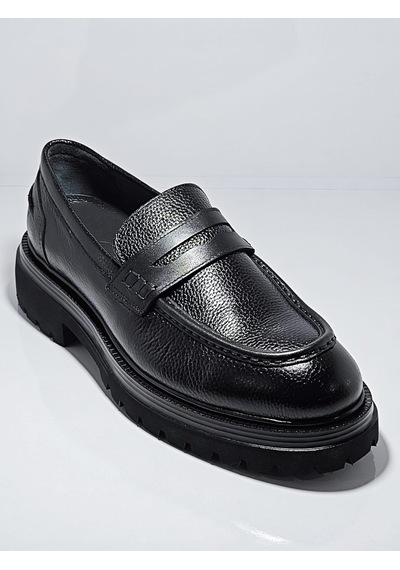 Cem Pekşen Blackheart 2582 Erkek Günlük Deri Casual Ayakkabı Siyah