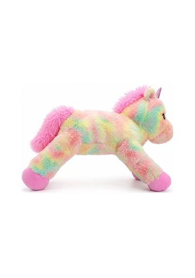 Yatan Unicorn Peluş 100 Cm Çok Renkli