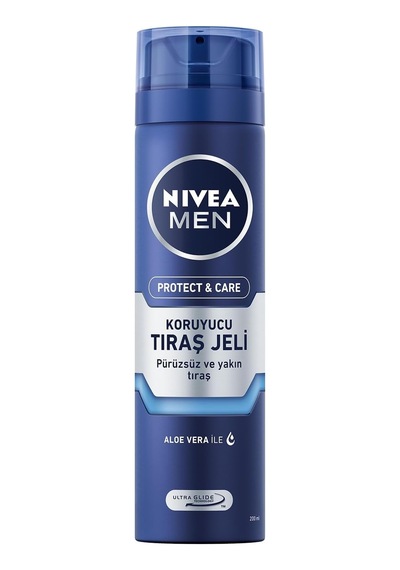 Men Erkek Nemlendirici Tıraş Jeli Protect&care 200 Ml + Nıvea Men Erkek Sprey Deodorant Deep Dimension Darkwood 150ml