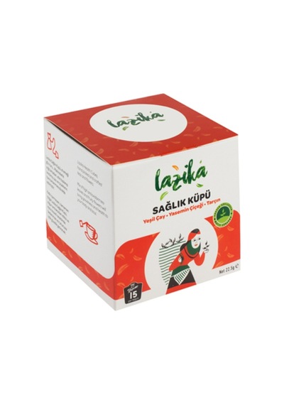 Lazika Sağlık Küpü Yeşilçay Yasemin Çiçeği Tarçın Süzen Poşet 15'li