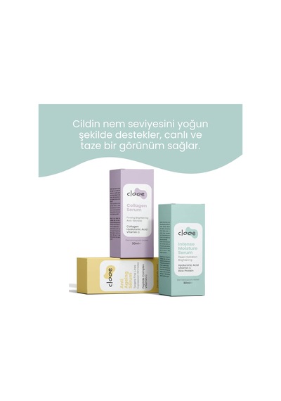 Tr Yoğun Nemlendirici Hyaluronik Asit Kompleksi Ve C Vitamini Türevi İçerikli Yüz Serumu 30ml