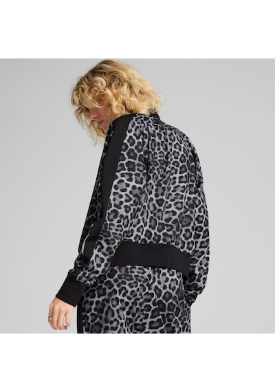Puma T7 Leo Allover Print Kadın Ceket 632342-01 Çok Renkli