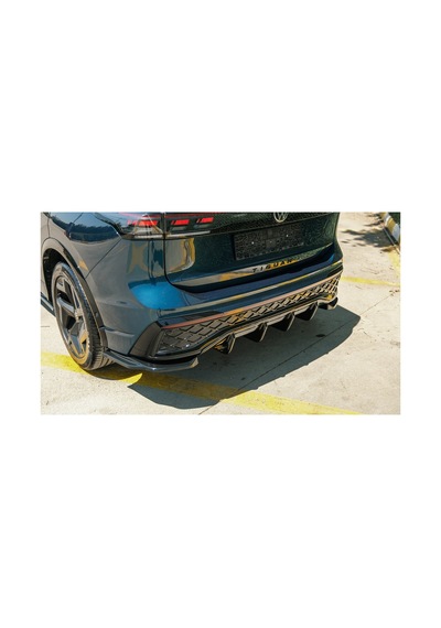 Volkswagen Tiguan 2024+ Arka Difüzör Sportif Tampon Alt Eki Premium Body Kit Görünüm