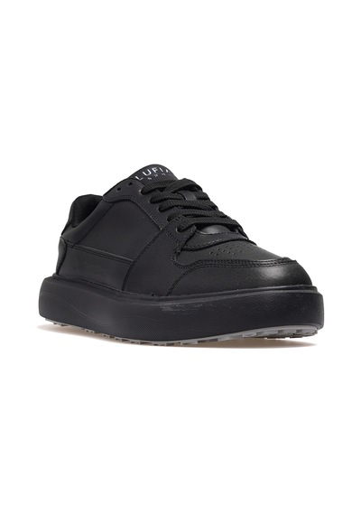 Lufian Lufıan Mateas Erkek Deri Sneaker Günlük Ayakkabı 25k 112230251 Siyah Siyah