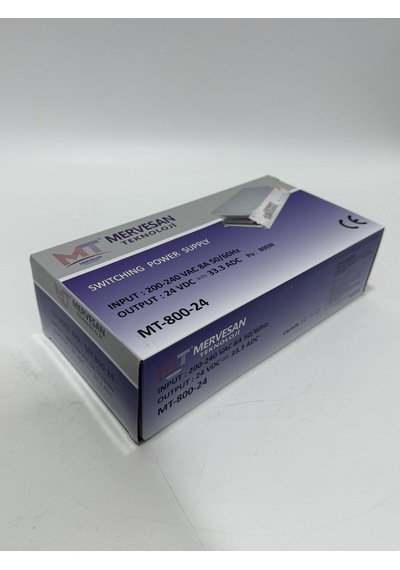 Mervesan Mt-800-24 Smps Güç Kaynağı 24 Volt 33 Amper