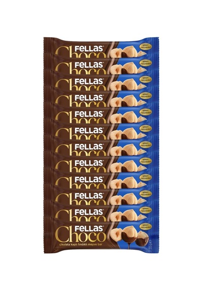 Çikolata Kaplı Meyve Bar Fındıklı 35gr X12
