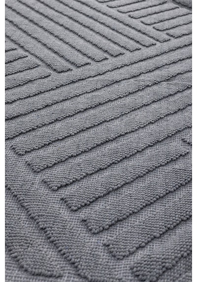 Koza Home Medea Gri 2li Pamuk Banyo Paspas Takımı 60x100 60x50 8593 Gri