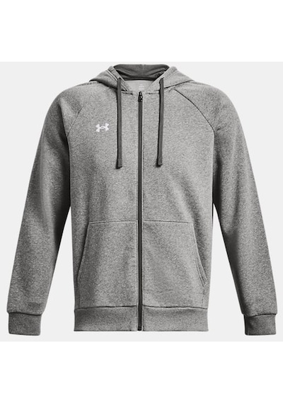 Under Armour Erkek UA Rival Fleece Tam Boy Fermuarlı Kapüşonlu Üst 1379767-025