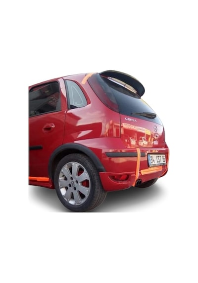 Opel Corsa C 2000-2006 Spoiler-fiber-astarlı-boyasız