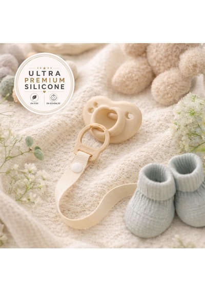 Tgm Baby Ultra Premium Silikon Kalpli Emzik Plus Açık Kahverengi