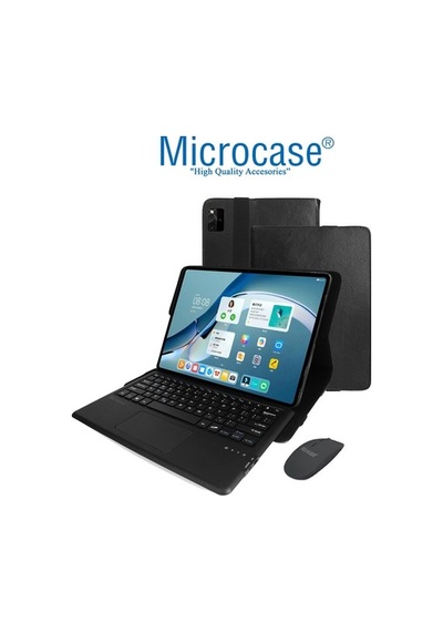Huawei Uyumlu Matepad Pro 12.6 Bt Mouse&Touchpad Klavyeli Kılıf - Bkk15
