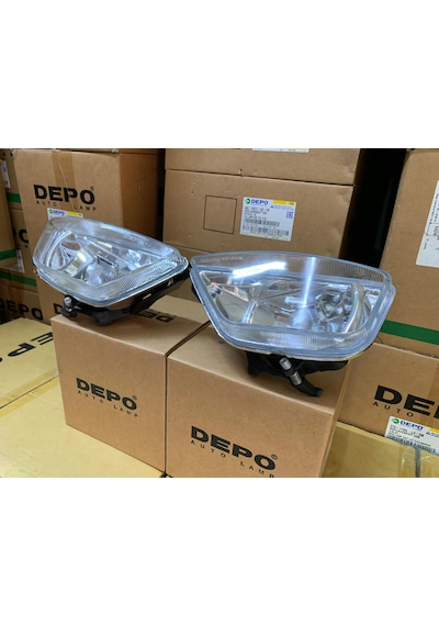 Ford Focus 1 Makyajlı 2002-2005 Arası Depo Sağ Ve Sol Sis Farı Takım 2m51-15201-ah / 2m51-15k201-ah