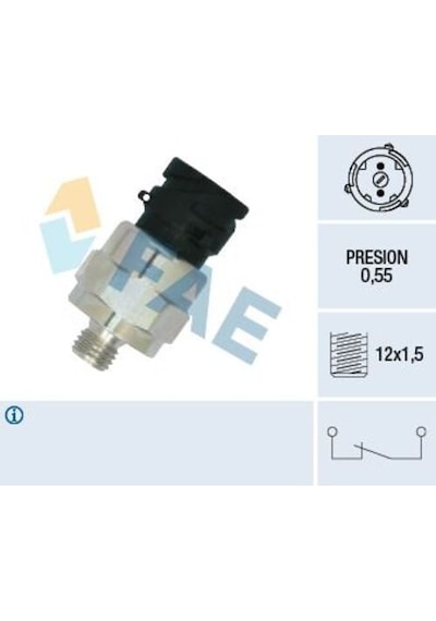 Fae 18101 Direksiyon Basınç Müşürü M Benz Actros Axor 055 Bar A0045458614