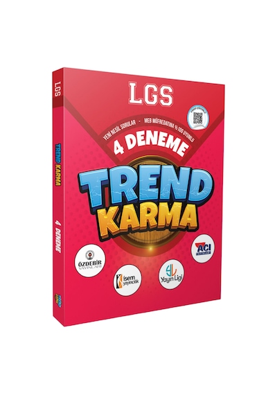 Trend Karma 2026 Model Lgs 4 Deneme Tamamı Çözümlü Fasikül Fasikül