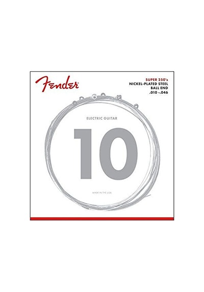 Fender 0730250406 Super 250 Nickel Plated Steel Elektro Gitar Tel
