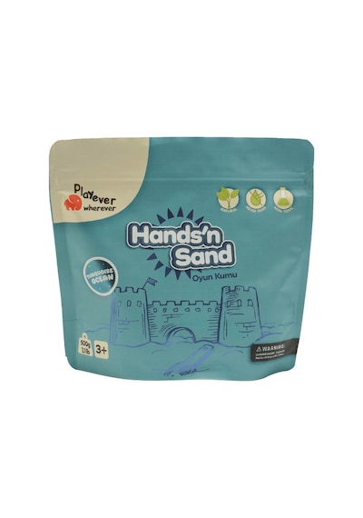 Playever Hands'n Sand Doğal Kinetik Oyun Kumu 500gr - Mavi MAVİ