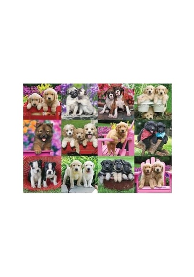 500 Parça Puzzle Köpek Yavruları