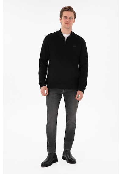 U.s. Polo Assn. Erkek Siyah Sweatshirt 50293380-vr046 Siyah