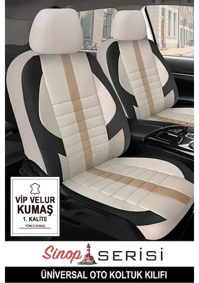Renault Megane 2000 2020 .sinop. Serisi Velur Kumaş Bej Oto Kılıfı Tam Set Tam