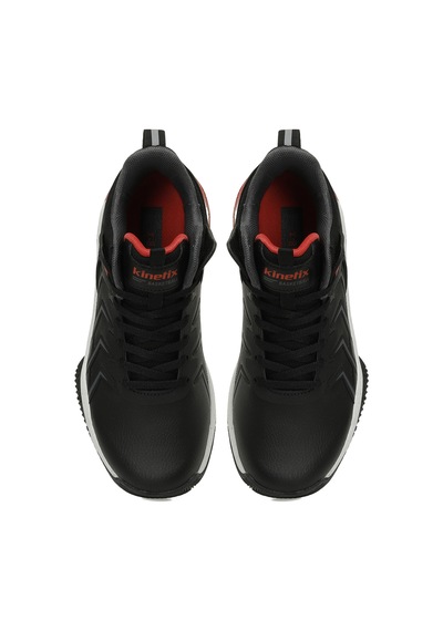 Kinetix Harger Pu 5pr Siyah Unisex Basketbol Ayakkabısı Siyah-kırmızı