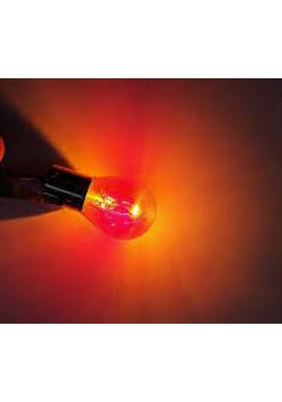 2 Adet 12v P21w 93 Tek Duy Düz Tırnak Amber Diadem Chrome Ampul Ba15s