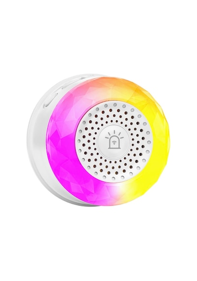 Wifi 105 Db Sesli Ve Işıklı Priz Tipi Akıllı Siren, 32 Türkçe İkaz